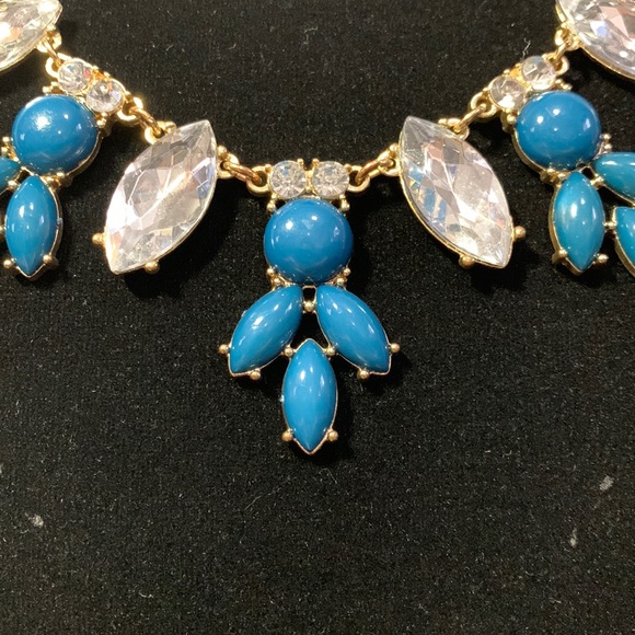 CHARMING CHARLIE teal and rhinestone set - Picture 7 of 7